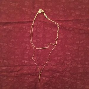 Jewelry - Double Layered Minimalist Gold Necklace Jewelry - Double Layered Minimalist Gold Necklace